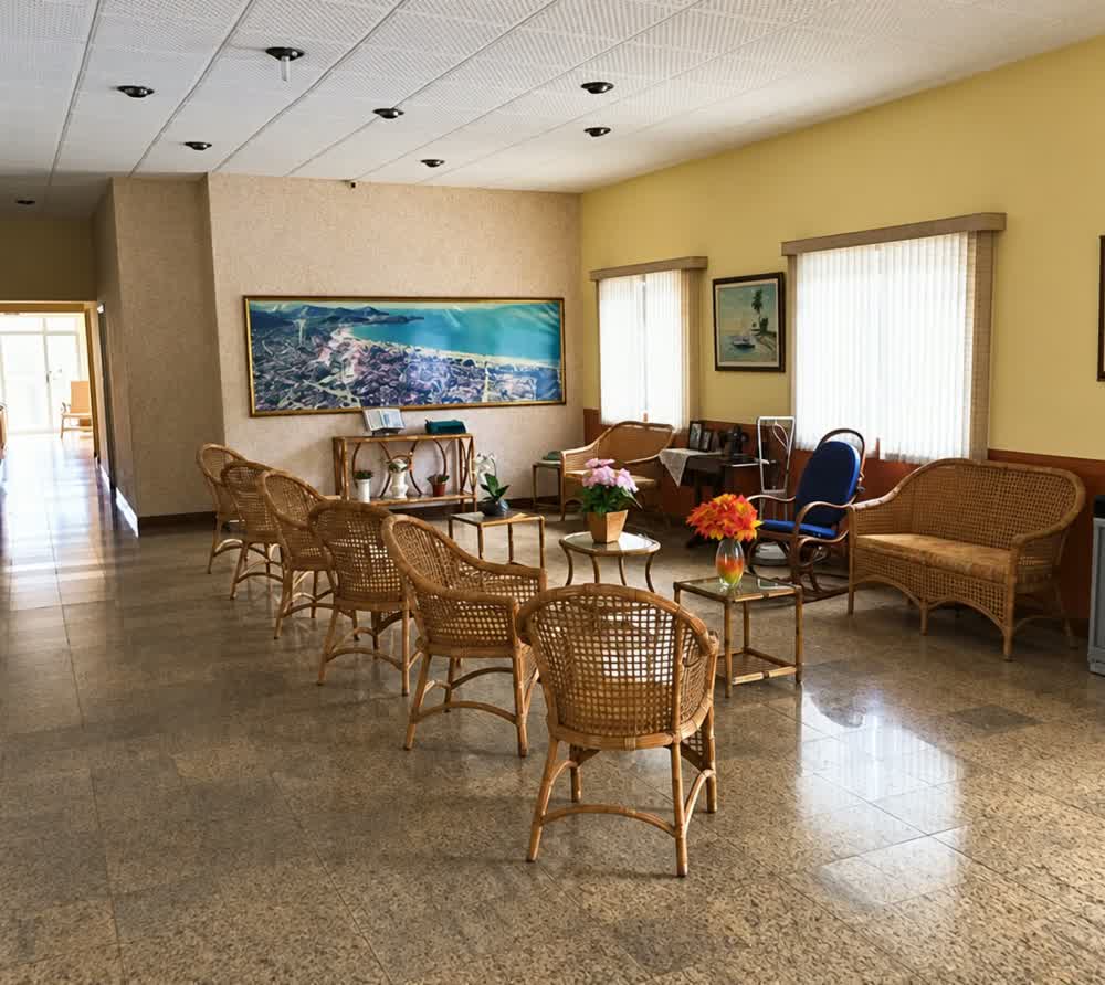 Recepção do Hotel Guanabara Caraguatatuba